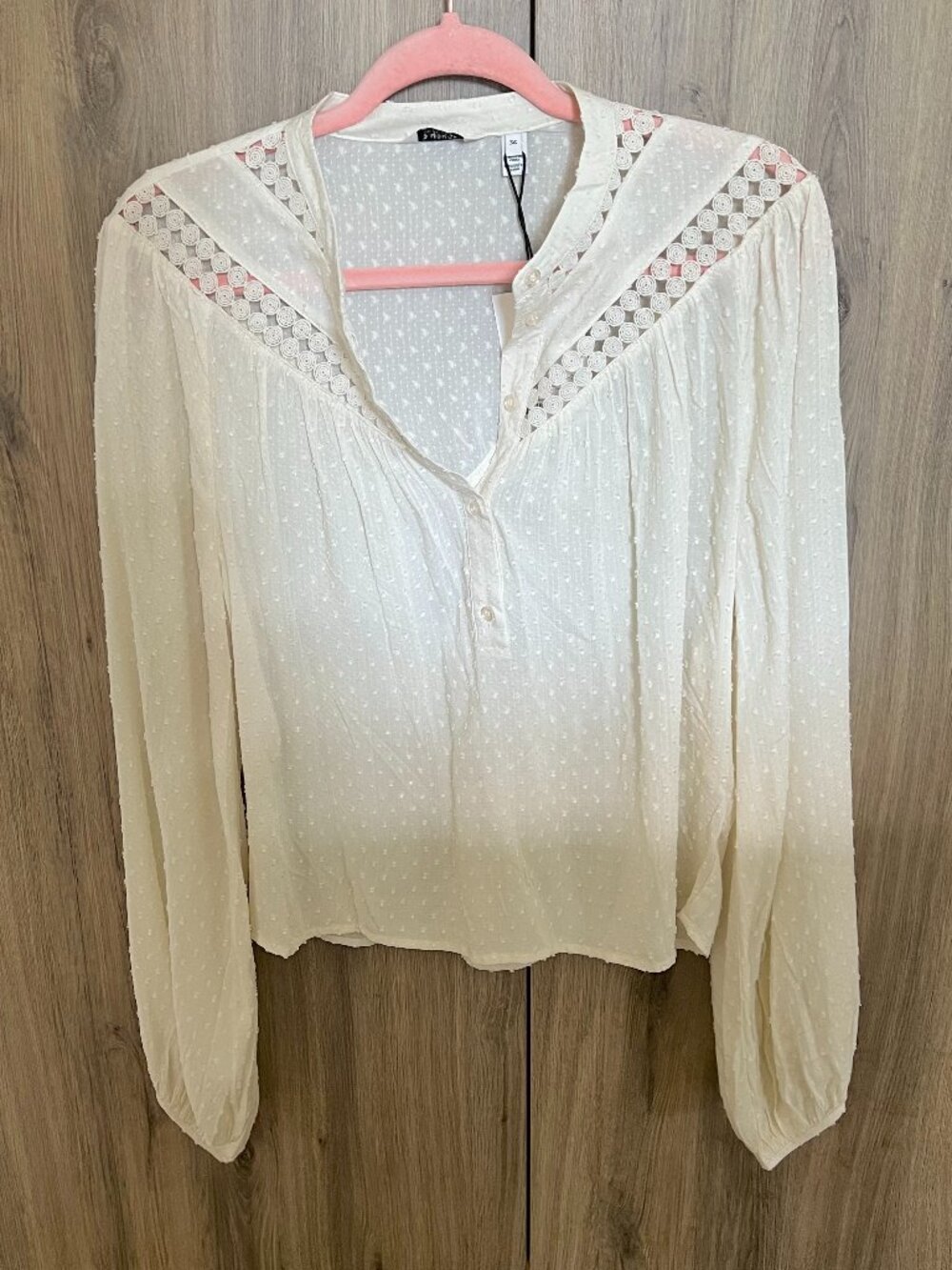 NWT b.young Byhelmine Boho Button-Down Blouse